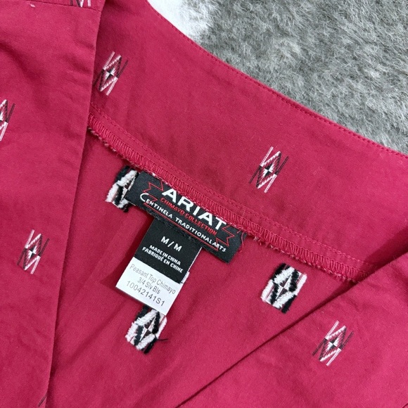 Ariat Peasant Top Chimayo Blouse - Picture 5 of 11